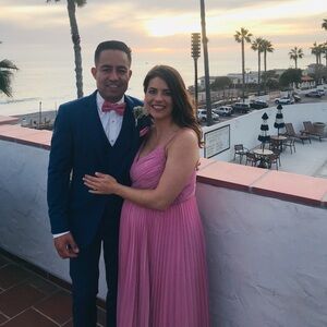 Blush Chiffon Bridesmaid dress